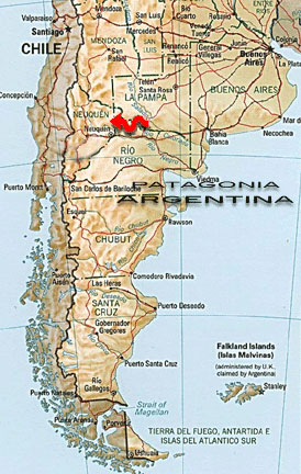 Patagonian map